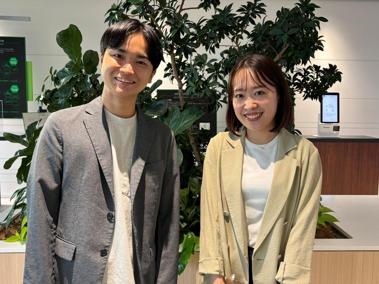 三井住友カード マーケティング本部 商品企画開発ユニット 部長代理 長久保亜美氏(右)、石崎翔大氏の画像