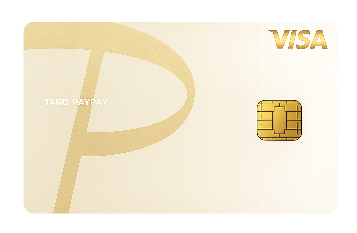 PayPayカード ゴールドの券面