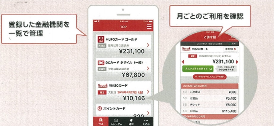 家計簿アプリ Moneytree と連携 自社アプリの全面リニューアル 三菱ufjニコス ペイメントナビ