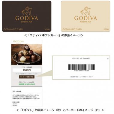 ゴディバ ジャパンへギフトカードとデジタルギフトサービス提供 ...