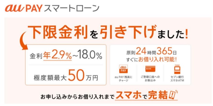 1万円から借入可能な Au Payスマートローン をau利用者以外にも開放 Kddi Kfs ペイメントナビ