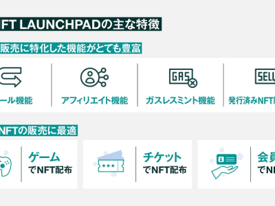 SBINFT LAUNCHPADの主な特徴（SBINFT）