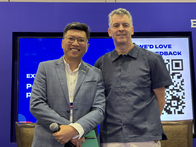 Puma Director Digital Solutions SEA/India/OceaniaのMark Hawkins（マーク・ホーキンス）氏（右）とAdyenで東南アジアと香港のゼネラルマネージャーを務めるBen Wong（ベン・ウォン）氏