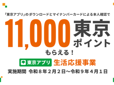 15歳以上で都内在住のマイナンバーカード保有者が対象（出典：東京都）
