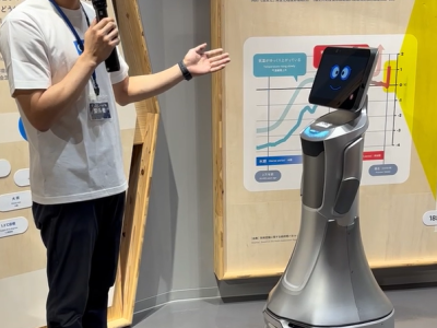 GMO AIR 金明源氏によるAIロボットのデモンストレーション