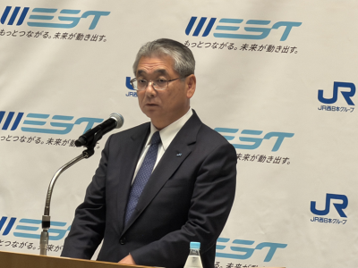 JR西日本 代表取締役社長 倉坂昇治氏