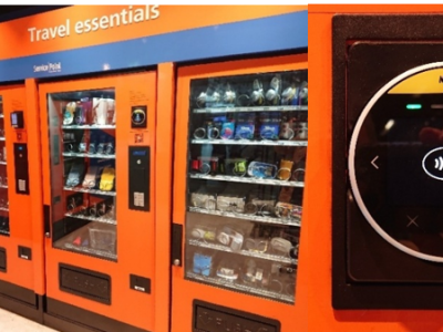 （写真）オランダのアムステルダムの自販機