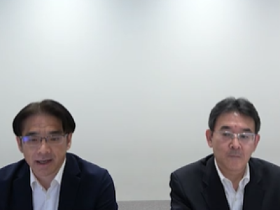 左からネットプロテクションズホールディングス 代表取締役 柴田紳氏とCFO 渡邉一治氏