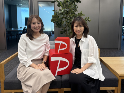 PayPay コーポレート統括本部 経営推進本部 コーポレートコミュニケーション部（広報）の中川望氏（PayPay証券 広報部 部長）（右）と松本麻由香氏