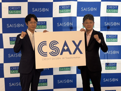 クレディセゾン 代表取締役（兼）社長執行役員COO 水野 克己氏、取締役（兼）専務執行役員CDO（兼）CTO 小野 和俊氏