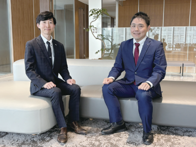 右からタイムズ２４ 商品開発本部 商品サービス推進部長 菅原和真氏と事業企画本部 事業企画部長 市村篤芳氏