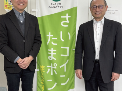 左からつなぐ 管理部 部長 林尚郎氏、常務取締役 大楠泰司氏